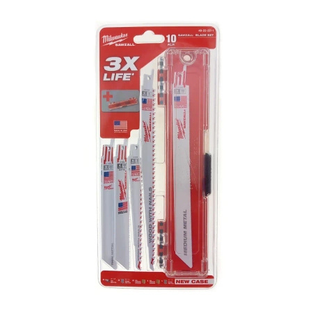 Zestaw brzeszczotów do piły szablastej Sawzall 10szt. Milwaukee 49222211