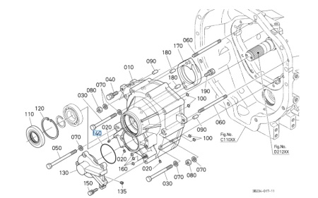 Oring Kubota 0481110700