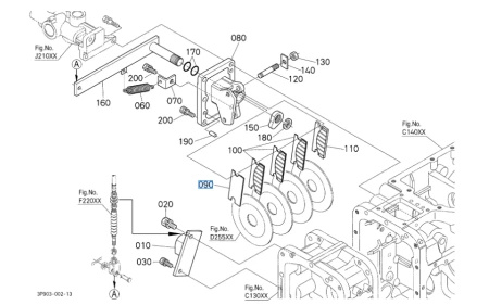 Płytka hamulcowa Kubota 3374068152