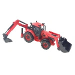 Model ciągnika Belarus z koparką i ładowaczem Polesie 91857