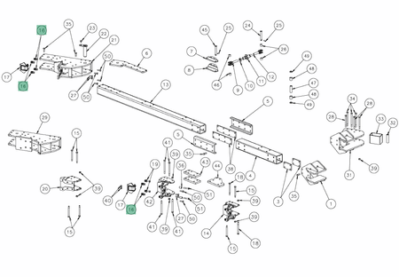 Kule ustalające słupicy Kverneland KK071256