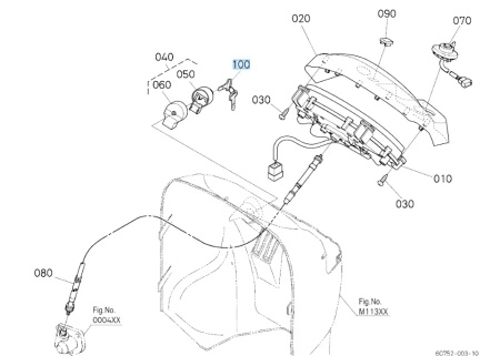 Kluczyki stacyjki Kubota 1524863700