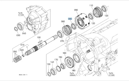 Łożysko kulkowe Kubota 3C79423440
