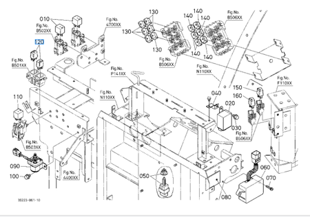 Przekaźnik do ciągnika Kubota 3Y20175230