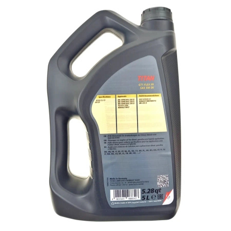 Olej silnikowy Fuchs Titan GT1 Flex FR 5W-30 5L