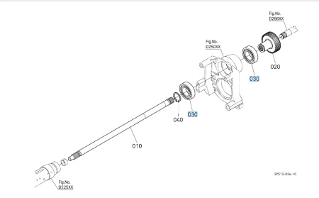 Łożysko kulkowe Kubota 3660223430