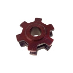 Koło gniazdowe stalowe FI40 Z6 wysoki ząb wpust 12mm wzór niemiecki do rozrzutnika 2219070140/WN