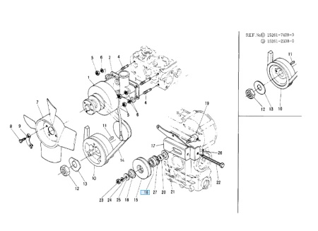 Łożysko kulkowe Kubota 1527174190