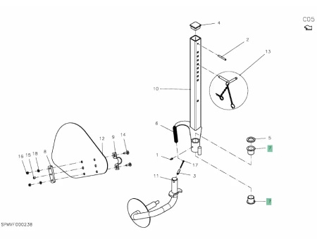 Tuleja Kverneland VF16608058