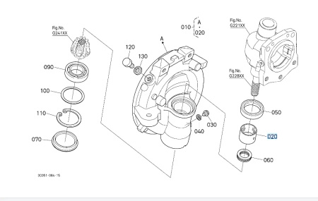 Tuleja ślizgowa Kubota 5220022280