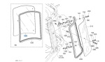 Szyba boczna prawa Kubota 3C79170540