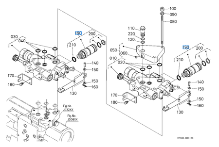 Złącze hydrauliczne Kubota 3Y50182030